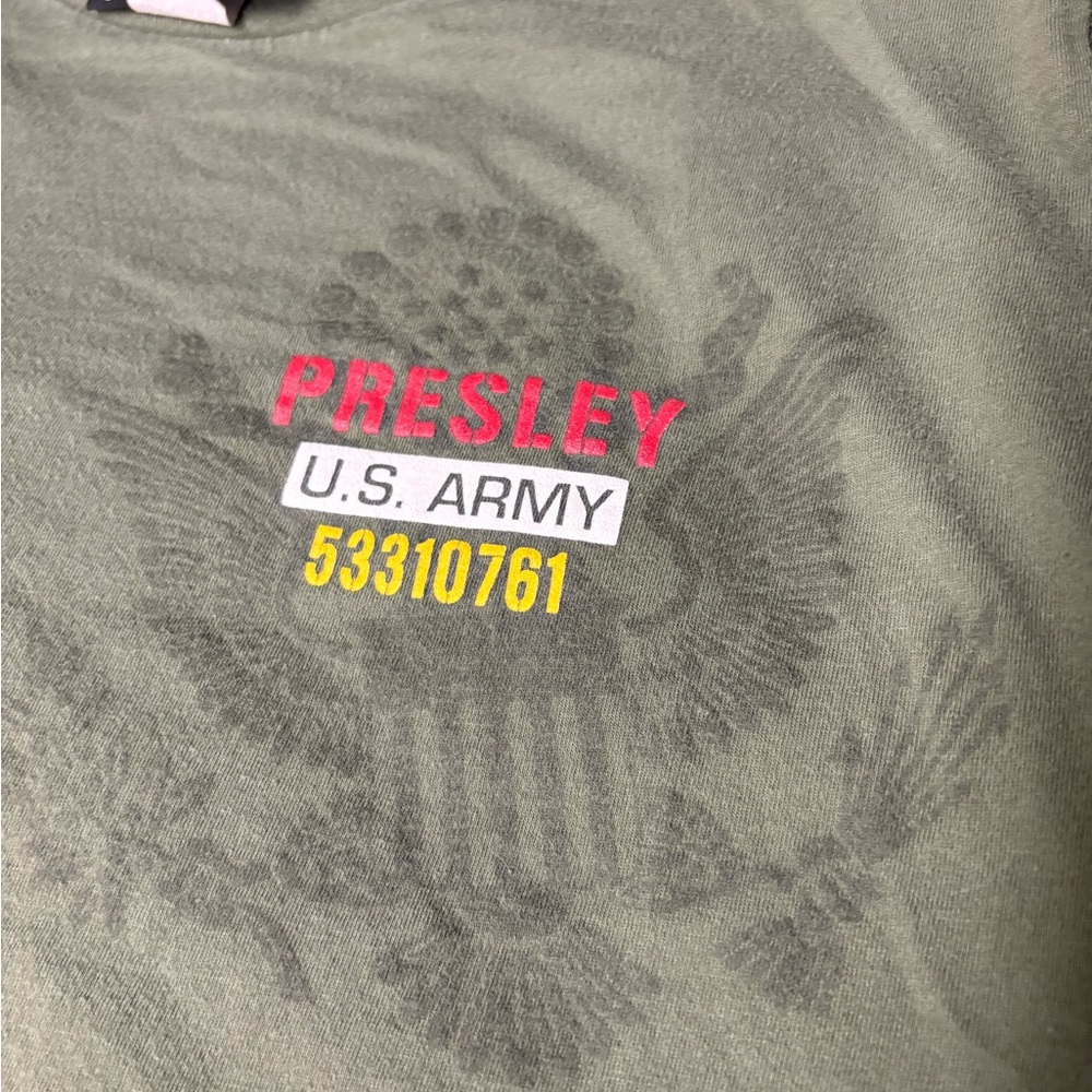 Elvis Presley Army t shirt